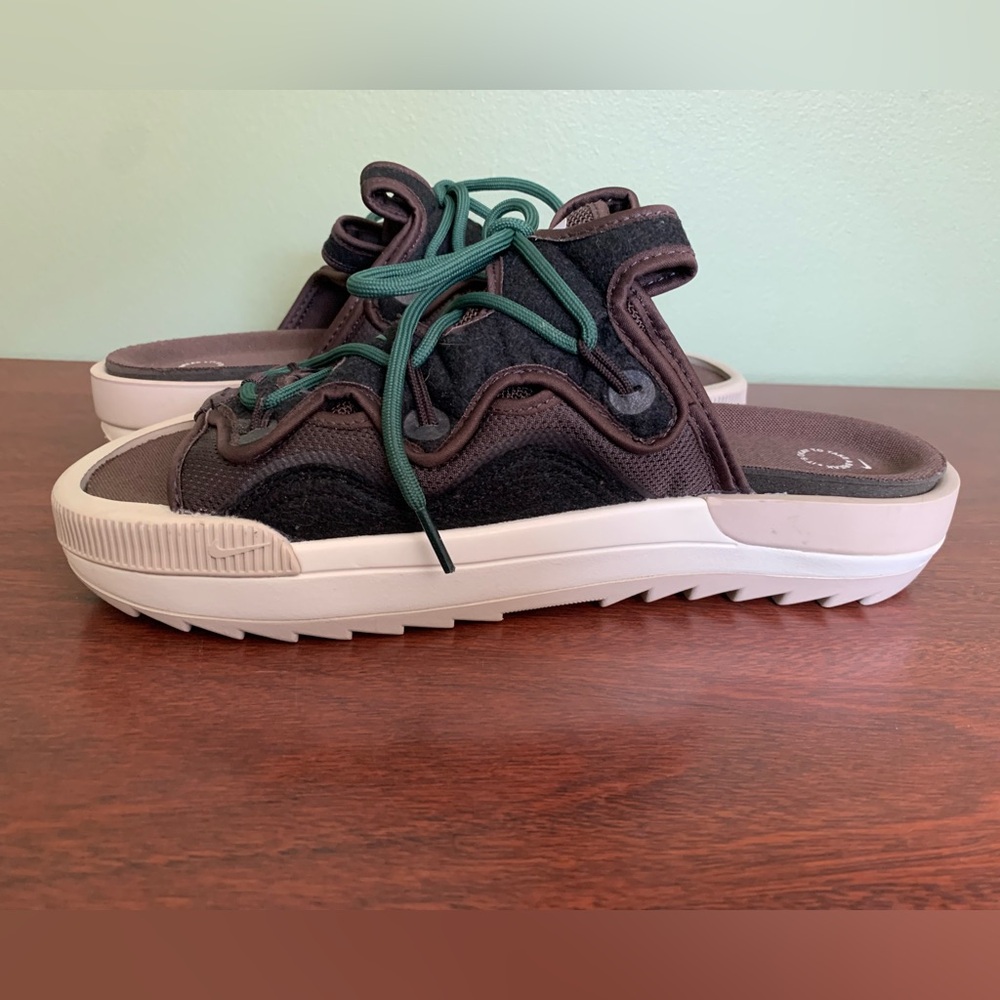 Nike | Men’s Offline 2.0 Velvet Brown Noble Green Walking Sandals - 10 - Picture 5 of 10